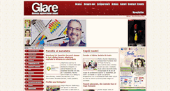 Desktop Screenshot of glaremagazine.ro